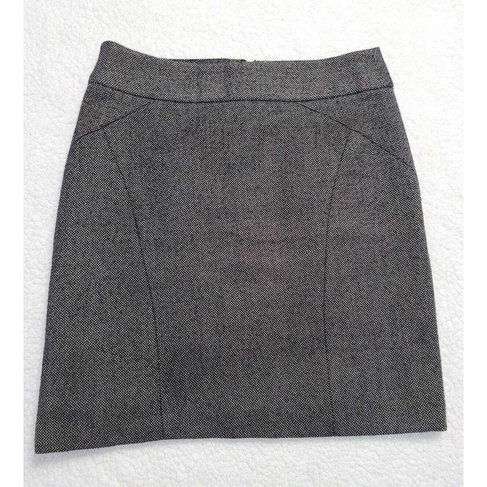 [29] Banana Republic Petite Gray Rayon Blend Pencil Skirt Lined Short- Size 0P